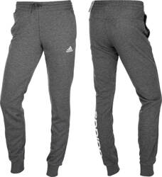 Spodnie damskie adidas Essentials Slim Tapered Cuffed Pant ciemnoszare HA0265