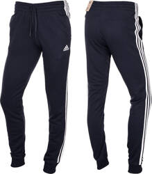 Spodnie damskie adidas Essentials Slim Tapered Cuffed Pant granatowe GM8736