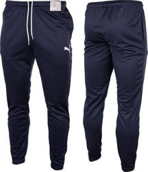 Spodnie dla dzieci Puma teamRISE Poly Training Pants Jr granatowe 657391 06