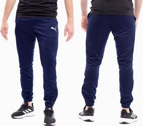 Spodnie męskie Puma teamRISE Poly Training Pants granatowe 657390 06