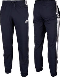 Spodnie męskie adidas Essentials Tapered Cuff 3 Stripes Pants granatowe GK8981